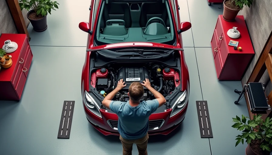 Visual context for diy oil change step by step