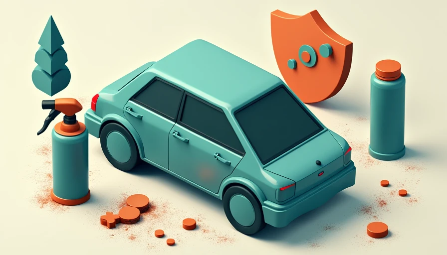Illustration for best rust prevention spray for cars