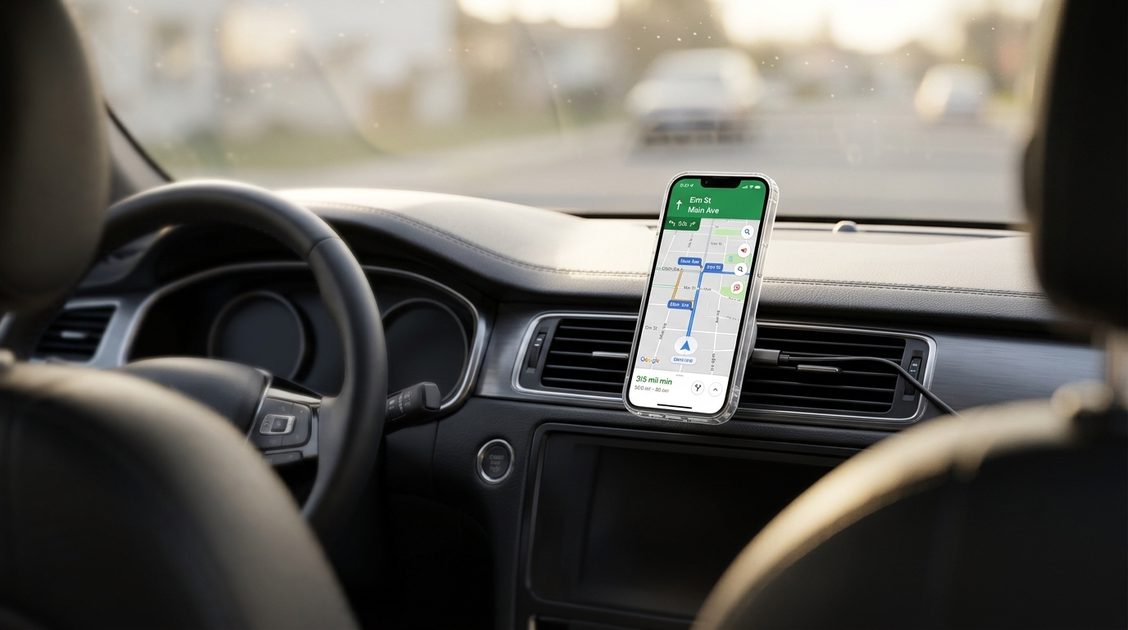 The OHLPRO Magnetic MagSafe Car Mount Charger is used for viewing maps and navigation. The OHLPRO Magnetic MagSafe Car Mount Charger is used for viewing maps and navigation.