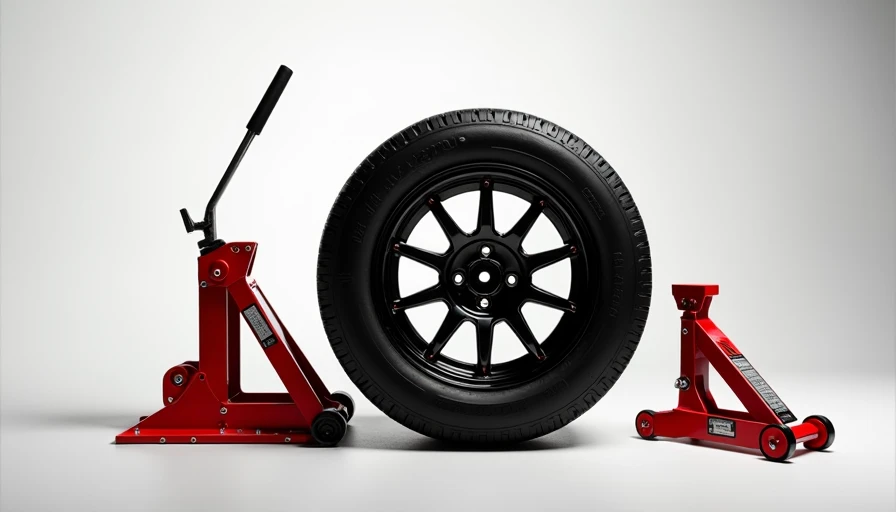 Visual context for change flat tire