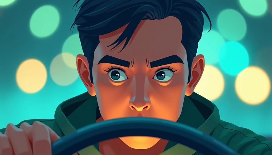Visual context for defensive driving tips