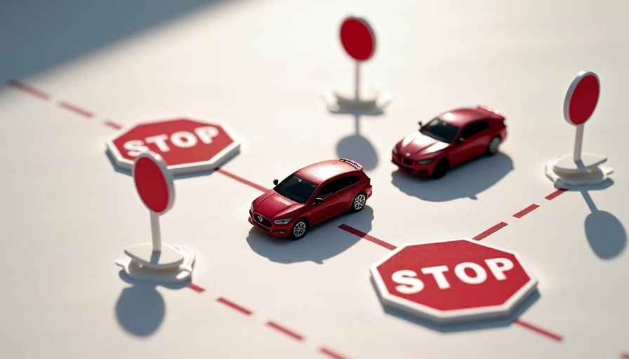 Visual context for how to avoid rear end collision