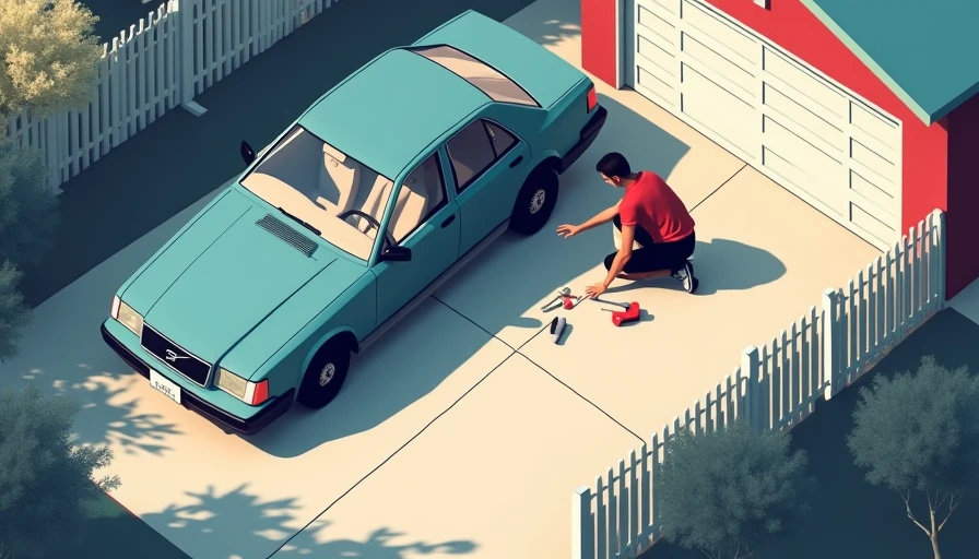 Visual context for how to change a tire