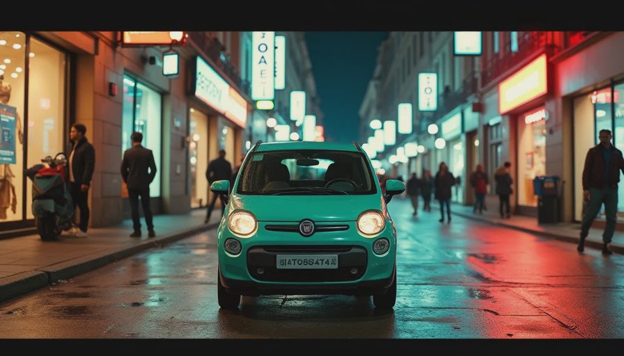 Illustration for fiat panda