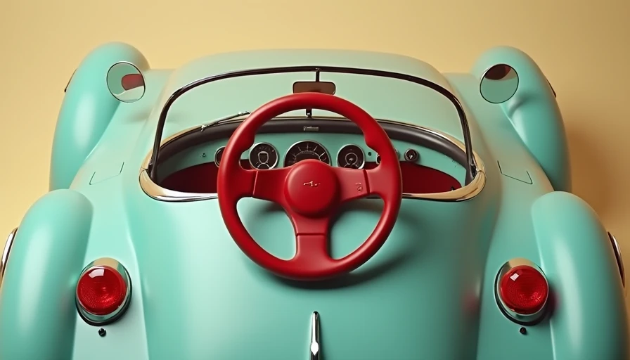 Illustration for cars with red