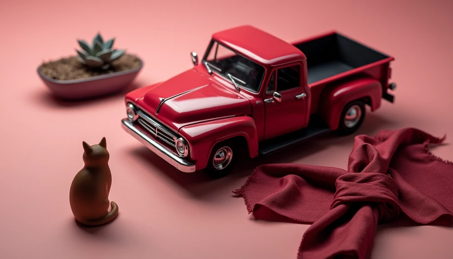 Visual context for cat pickup truck
