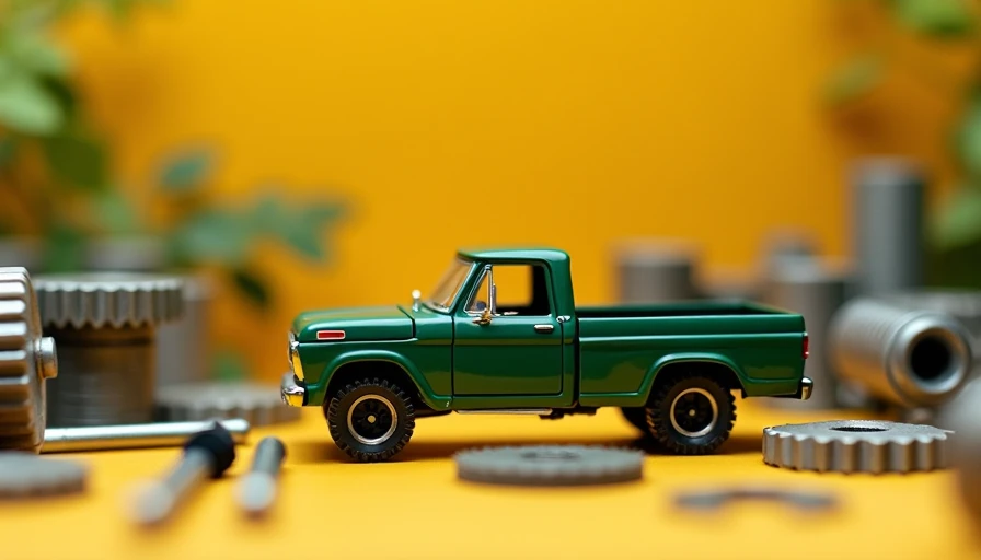 Visual context for caterpillar pickup truck