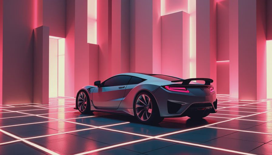 Visual context for new acura nsx redesign