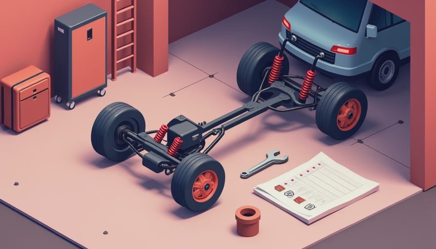 Illustration for how to check sway bar links
