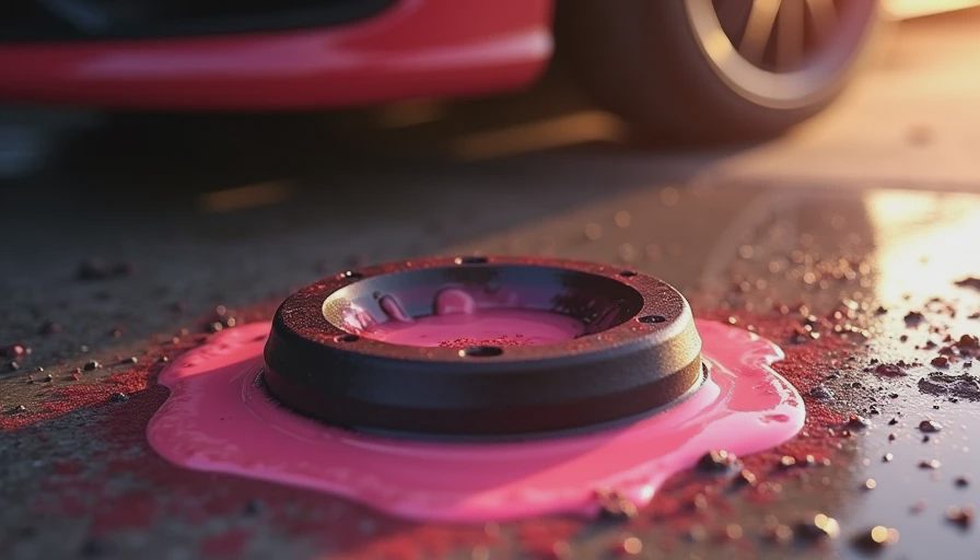 Illustration for engine coolant leak