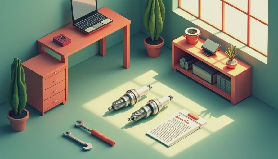 Visual context for type spark plug