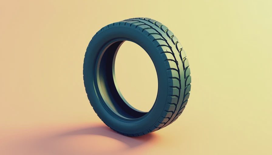 Illustration for tyre split sidewall