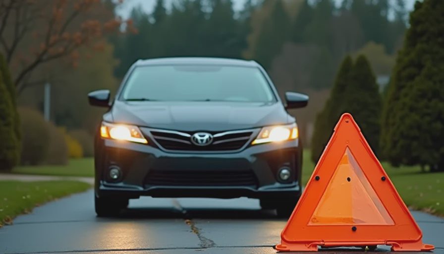 Visual context for tail light not working when headlights are on