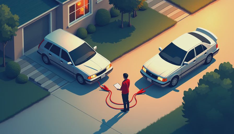 Illustration for car battery wont jump