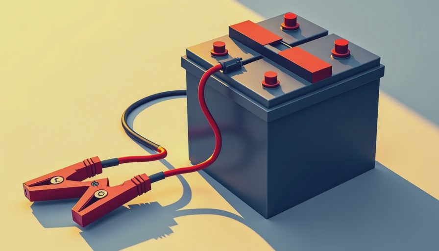 Visual context for car battery wont jump