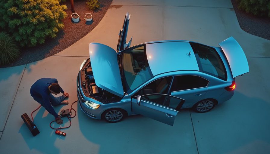 Illustration for jump start car not working