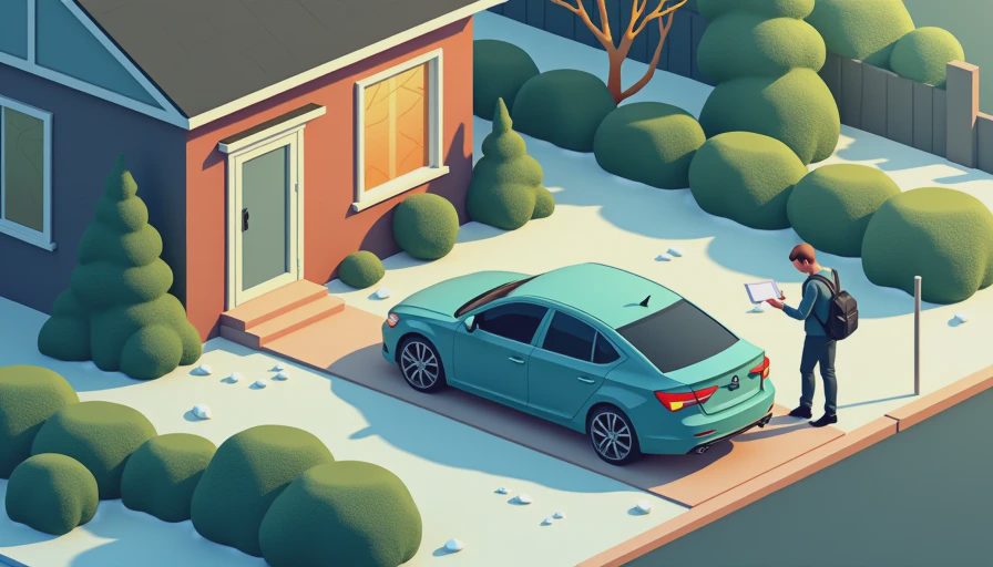 Visual context for brake inspection tips for salty climates